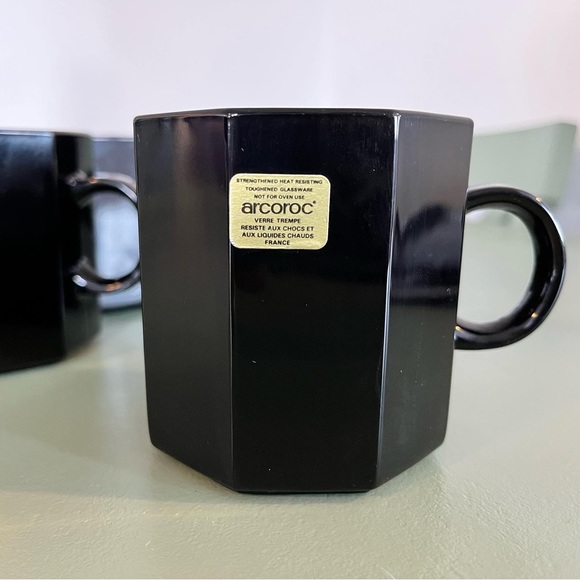 Octagonal French mugs - Picture 2 of 4